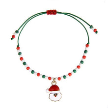 Load image into Gallery viewer, Taoup Metallic Santa Claus Christmas Bracelet Pendans Drop Ornaments Christmas Ornaments Xmas Decor for Home Navidad Noel Year