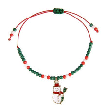 Load image into Gallery viewer, Taoup Metallic Santa Claus Christmas Bracelet Pendans Drop Ornaments Christmas Ornaments Xmas Decor for Home Navidad Noel Year