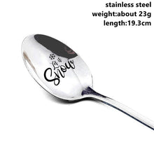 Load image into Gallery viewer, Taoup 1pc Metal Merry Christmas Spoons Xmas Party Tableware Pendants Drop Ornaments Christmas Table Decor for Home Noel Gift