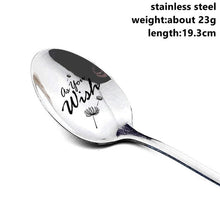 Load image into Gallery viewer, Taoup 1pc Metal Merry Christmas Spoons Xmas Party Tableware Pendants Drop Ornaments Christmas Table Decor for Home Noel Gift