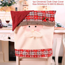 Load image into Gallery viewer, Huiran Linen Christmas Elk Snowman Table Runner Merry Christmas Decorations For Home 2019 Xmas Ornaments New Year 2020 Navidad