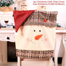 Load image into Gallery viewer, Huiran Linen Christmas Elk Snowman Table Runner Merry Christmas Decorations For Home 2019 Xmas Ornaments New Year 2020 Navidad