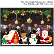 Load image into Gallery viewer, FENGRISE Christmas Decoration For Home Window Christmas Stickers Decor 2019 Merry Christmas Ornaments Xmas Gifts New Year 2020