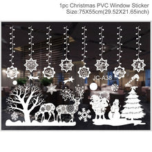 Load image into Gallery viewer, FENGRISE Christmas Decoration For Home Window Christmas Stickers Decor 2019 Merry Christmas Ornaments Xmas Gifts New Year 2020