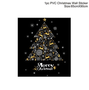 FENGRISE Christmas Decoration For Home Window Christmas Stickers Decor 2019 Merry Christmas Ornaments Xmas Gifts New Year 2020