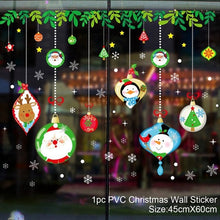 Load image into Gallery viewer, FENGRISE Christmas Decoration For Home Window Christmas Stickers Decor 2019 Merry Christmas Ornaments Xmas Gifts New Year 2020
