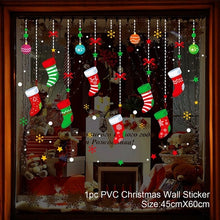 Load image into Gallery viewer, FENGRISE Christmas Decoration For Home Window Christmas Stickers Decor 2019 Merry Christmas Ornaments Xmas Gifts New Year 2020