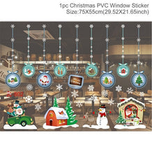 Load image into Gallery viewer, FENGRISE Christmas Decoration For Home Window Christmas Stickers Decor 2019 Merry Christmas Ornaments Xmas Gifts New Year 2020