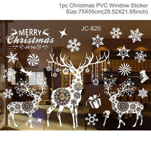 Load image into Gallery viewer, FENGRISE Christmas Decoration For Home Window Christmas Stickers Decor 2019 Merry Christmas Ornaments Xmas Gifts New Year 2020