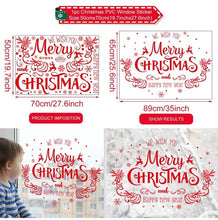 Load image into Gallery viewer, FENGRISE Christmas Decoration For Home Window Christmas Stickers Decor 2019 Merry Christmas Ornaments Xmas Gifts New Year 2020