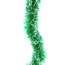 Load image into Gallery viewer, Pop 2M Christmas Decoration Bar Tops Ribbon Garland Christmas Tree Ornaments White Dark Green Cane Tinsel Party Kitchen Supplies