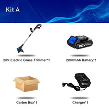 Load image into Gallery viewer, PROSTORMER Lawn Mower Electric  Grass Trimmer 20V Lithium-ion 2000mAh Cordless Grass String Trimmer Pruning Cutter Garden Tools