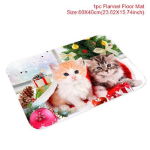 Load image into Gallery viewer, QIFU Santa Claus Christmas Flannel Carpet Merry Christmas Decoration for Home Christmas 2019 Gift Xmas Decor Kerst New Year 2020
