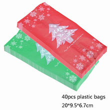 Load image into Gallery viewer, Christmas Paper Gift Box Bags Navidad Christmas Decorations for Home Natal Candy Plastic Bag Kerst New Year Supplies Noel