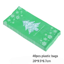 Load image into Gallery viewer, Christmas Paper Gift Box Bags Navidad Christmas Decorations for Home Natal Candy Plastic Bag Kerst New Year Supplies Noel