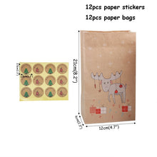 Load image into Gallery viewer, Christmas Paper Gift Box Bags Navidad Christmas Decorations for Home Natal Candy Plastic Bag Kerst New Year Supplies Noel