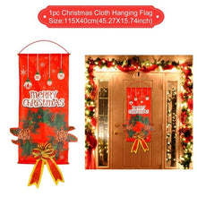Load image into Gallery viewer, QIFU Santa Claus Christmas Flannel Carpet Merry Christmas Decoration for Home Christmas 2019 Gift Xmas Decor Kerst New Year 2020