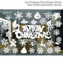 Load image into Gallery viewer, FENGRISE Christmas Decoration For Home Window Christmas Stickers Decor 2019 Merry Christmas Ornaments Xmas Gifts New Year 2020