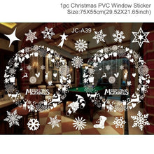 Load image into Gallery viewer, FENGRISE Christmas Decoration For Home Window Christmas Stickers Decor 2019 Merry Christmas Ornaments Xmas Gifts New Year 2020