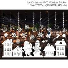 Load image into Gallery viewer, FENGRISE Christmas Decoration For Home Window Christmas Stickers Decor 2019 Merry Christmas Ornaments Xmas Gifts New Year 2020