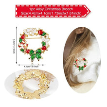 Load image into Gallery viewer, QIFU Santa Claus Snowman Necklace Snowflakes Eardrop Merry Christmas Decor for Home 2019 Christmas Gift Xmas Decor New Year 2020