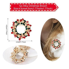 Load image into Gallery viewer, QIFU Santa Claus Snowman Necklace Snowflakes Eardrop Merry Christmas Decor for Home 2019 Christmas Gift Xmas Decor New Year 2020