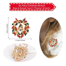 Load image into Gallery viewer, QIFU Santa Claus Snowman Necklace Snowflakes Eardrop Merry Christmas Decor for Home 2019 Christmas Gift Xmas Decor New Year 2020