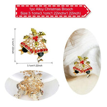 Load image into Gallery viewer, QIFU Santa Claus Snowman Necklace Snowflakes Eardrop Merry Christmas Decor for Home 2019 Christmas Gift Xmas Decor New Year 2020