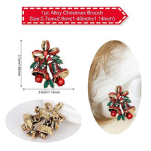 Load image into Gallery viewer, QIFU Santa Claus Snowman Necklace Snowflakes Eardrop Merry Christmas Decor for Home 2019 Christmas Gift Xmas Decor New Year 2020