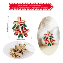 Load image into Gallery viewer, QIFU Santa Claus Snowman Necklace Snowflakes Eardrop Merry Christmas Decor for Home 2019 Christmas Gift Xmas Decor New Year 2020