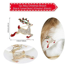 Load image into Gallery viewer, QIFU Santa Claus Snowman Necklace Snowflakes Eardrop Merry Christmas Decor for Home 2019 Christmas Gift Xmas Decor New Year 2020