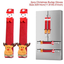 Load image into Gallery viewer, Huiran Linen Christmas Elk Snowman Table Runner Merry Christmas Decorations For Home 2019 Xmas Ornaments New Year 2020 Navidad