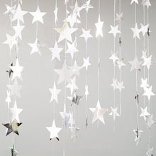 Load image into Gallery viewer, 4M Twinkle Star Snowflake Paper Garlands Pendant Ornaments Christmas Decorations for Home New Year 2020 Noel Decor Navidad 2019