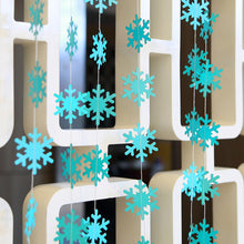 Load image into Gallery viewer, 4M Twinkle Star Snowflake Paper Garlands Pendant Ornaments Christmas Decorations for Home New Year 2020 Noel Decor Navidad 2019