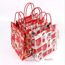 Load image into Gallery viewer, Christmas Paper Gift Box Bags Navidad Christmas Decorations for Home Natal Candy Plastic Bag Kerst New Year Supplies Noel