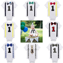 Load image into Gallery viewer, Baby Boy Romper Toddler Boys Clothes Kids Jumpsuit 1st Birthday Rompers Infant Clothing Playsuits One Year Boy Casual Overalls