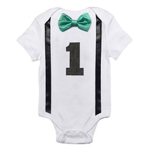 Load image into Gallery viewer, Baby Boy Romper Toddler Boys Clothes Kids Jumpsuit 1st Birthday Rompers Infant Clothing Playsuits One Year Boy Casual Overalls