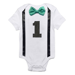 Baby Boy Romper Toddler Boys Clothes Kids Jumpsuit 1st Birthday Rompers Infant Clothing Playsuits One Year Boy Casual Overalls