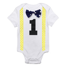 Load image into Gallery viewer, Baby Boy Romper Toddler Boys Clothes Kids Jumpsuit 1st Birthday Rompers Infant Clothing Playsuits One Year Boy Casual Overalls