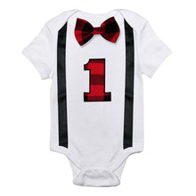 Load image into Gallery viewer, Baby Boy Romper Toddler Boys Clothes Kids Jumpsuit 1st Birthday Rompers Infant Clothing Playsuits One Year Boy Casual Overalls