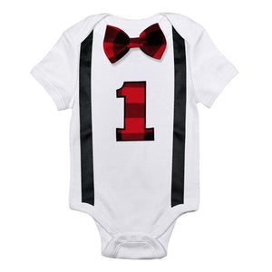 Baby Boy Romper Toddler Boys Clothes Kids Jumpsuit 1st Birthday Rompers Infant Clothing Playsuits One Year Boy Casual Overalls