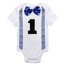 Load image into Gallery viewer, Baby Boy Romper Toddler Boys Clothes Kids Jumpsuit 1st Birthday Rompers Infant Clothing Playsuits One Year Boy Casual Overalls