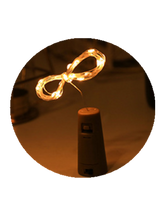 Load image into Gallery viewer, 1m 2m 3m Copper Wire LED String Lights Christmas Decorations for Home Garland Bottle Stopper for Glass Craft New Year Decoration