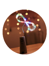 Load image into Gallery viewer, 1m 2m 3m Copper Wire LED String Lights Christmas Decorations for Home Garland Bottle Stopper for Glass Craft New Year Decoration