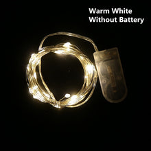 Load image into Gallery viewer, 1m 2m 3m Copper Wire LED String Lights Christmas Decorations for Home Garland Bottle Stopper for Glass Craft New Year Decoration