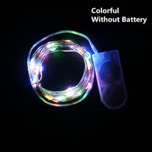 Load image into Gallery viewer, 1m 2m 3m Copper Wire LED String Lights Christmas Decorations for Home Garland Bottle Stopper for Glass Craft New Year Decoration