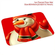 Load image into Gallery viewer, QIFU Santa Claus Christmas Flannel Carpet Merry Christmas Decoration for Home Christmas 2019 Gift Xmas Decor Kerst New Year 2020
