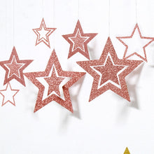 Load image into Gallery viewer, 7pcs/lot Twinkle Star Paper Pendant Garland Ornaments Christmas Decorations for Home New Year 2020 natal Noel Decor Navidad 2019