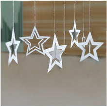 Load image into Gallery viewer, 7pcs/lot Twinkle Star Paper Pendant Garland Ornaments Christmas Decorations for Home New Year 2020 natal Noel Decor Navidad 2019