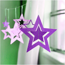 Load image into Gallery viewer, 7pcs/lot Twinkle Star Paper Pendant Garland Ornaments Christmas Decorations for Home New Year 2020 natal Noel Decor Navidad 2019